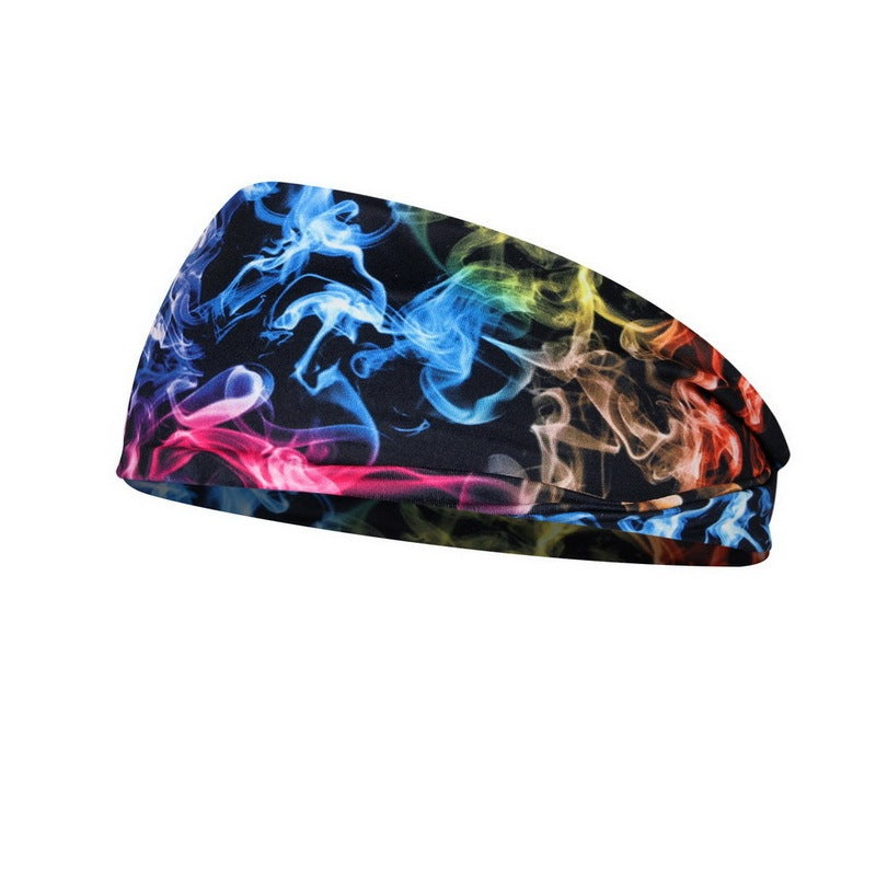 Printed Headband Sweat-Absorbent