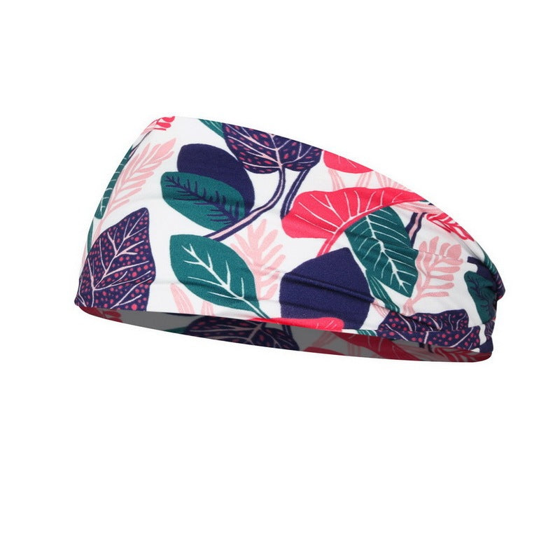 Printed Headband Sweat-Absorbent