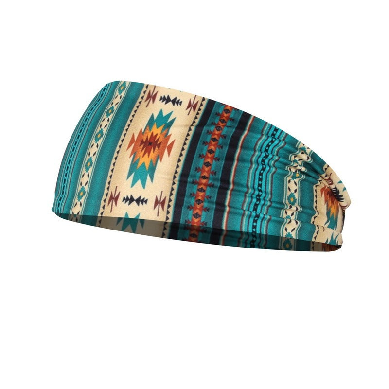 Printed Headband Sweat-Absorbent