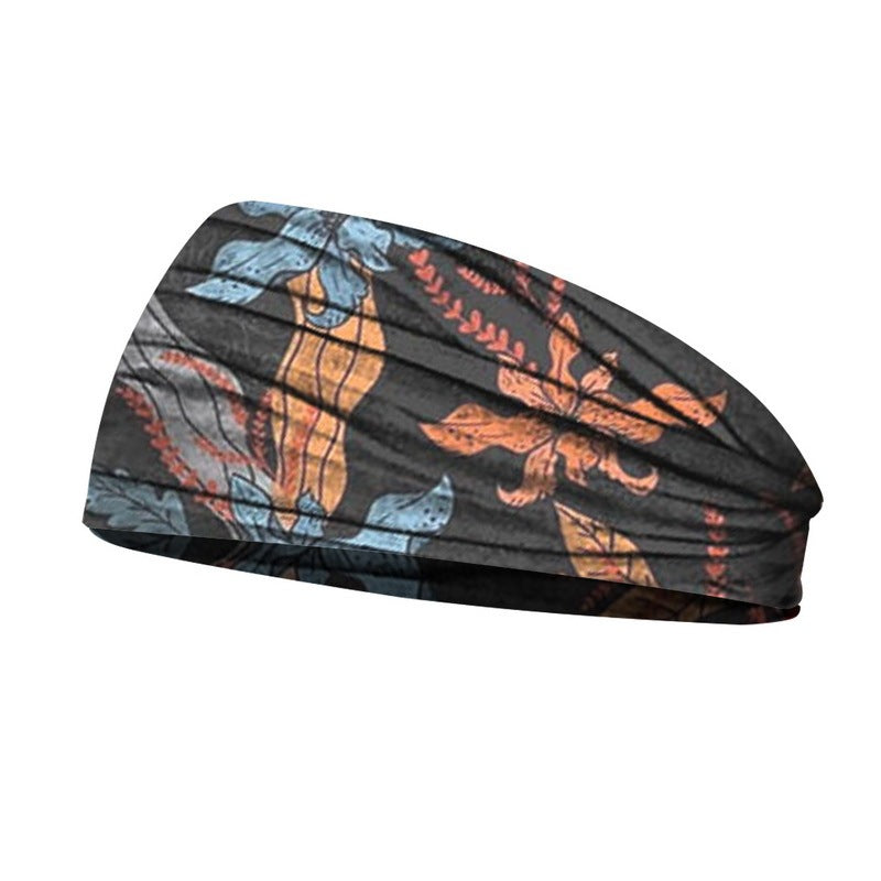 Printed Headband Sweat-Absorbent