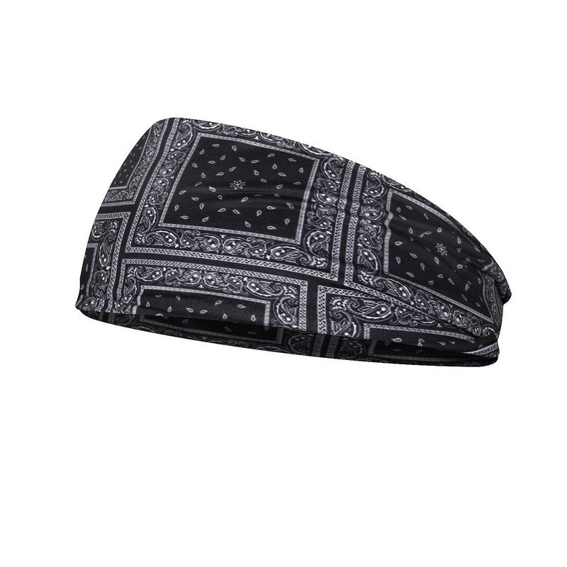 Printed Headband Sweat-Absorbent