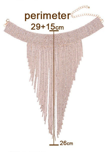Long tassel necklace