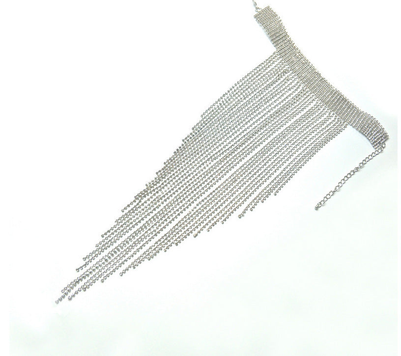 Long tassel necklace