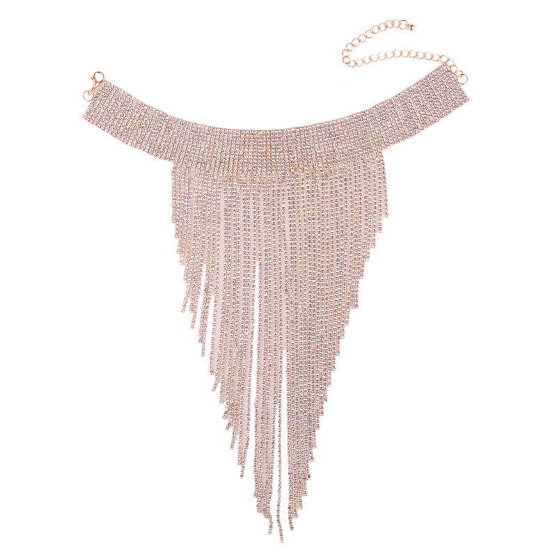 Long tassel necklace