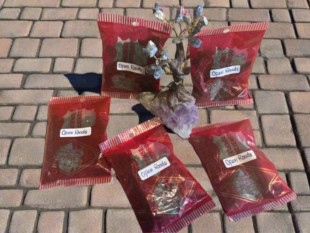 Spiritual resin incense blends