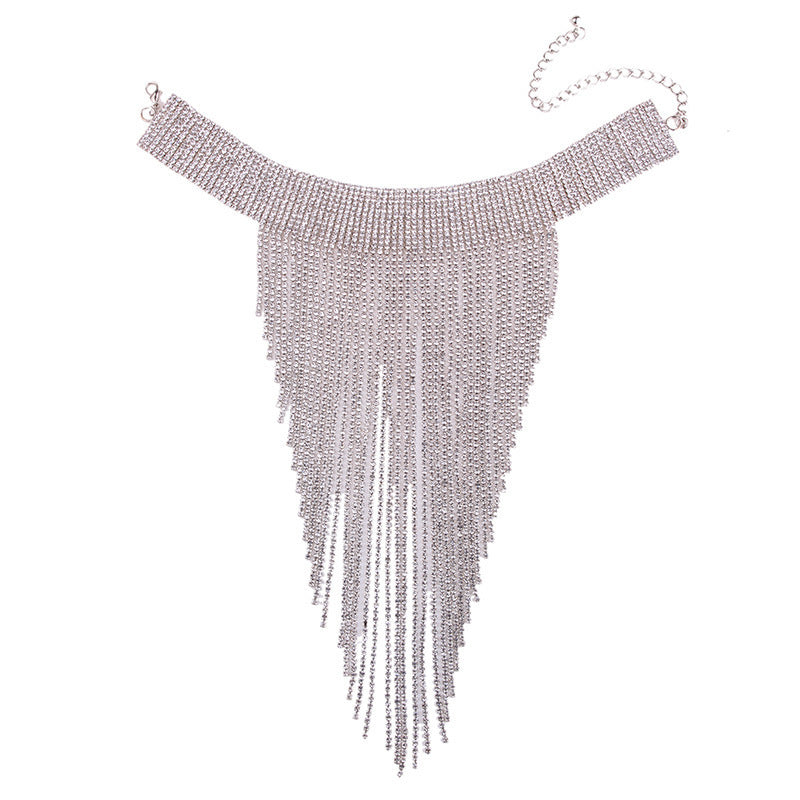 Long tassel necklace