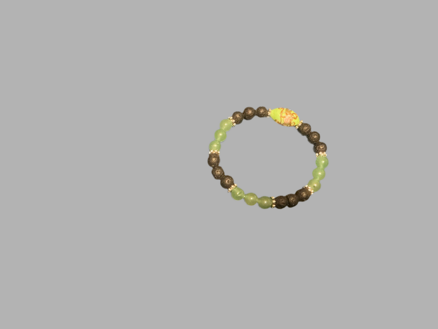 Jade Lava Dragon Harmony Balance Crystal Bracelet