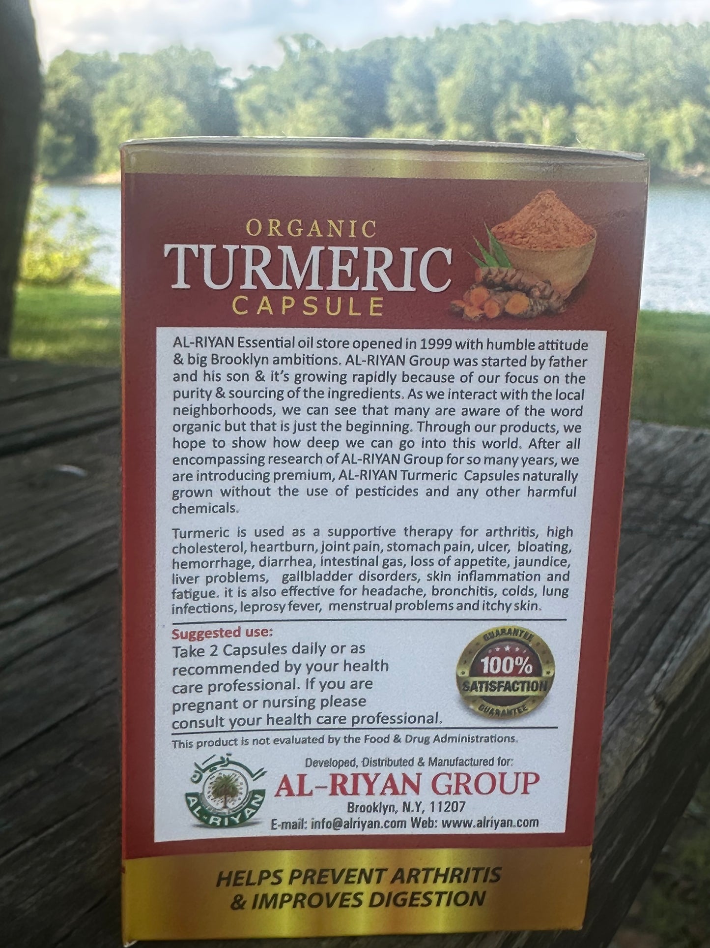 AL-RIYAN ORGANIC TURMERIC CAPSULE