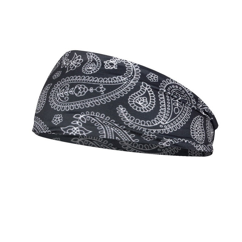 Printed Headband Sweat-Absorbent
