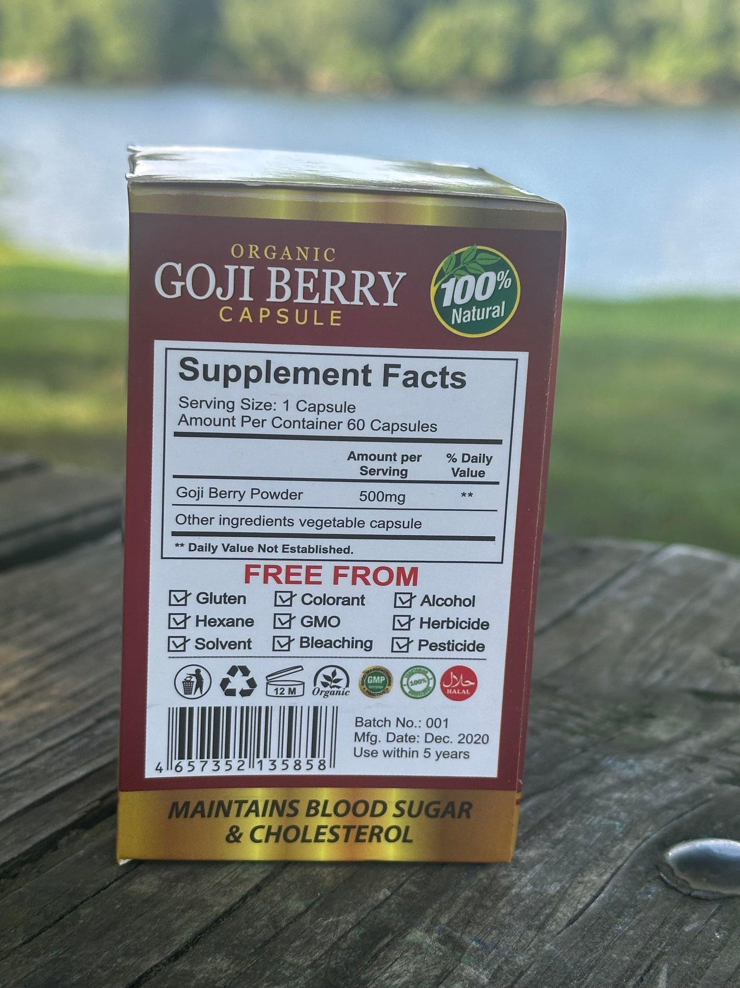 AL-RIYAN Organic Goji Berry Capsules