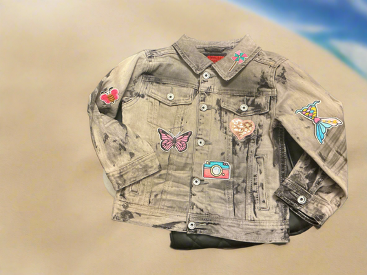 Sugarfly Sparkle – Custom Handcrafted Denim Jacket for Girls