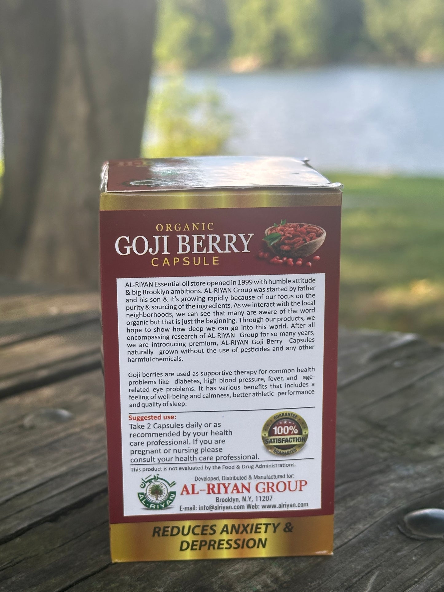 AL-RIYAN Organic Goji Berry Capsules
