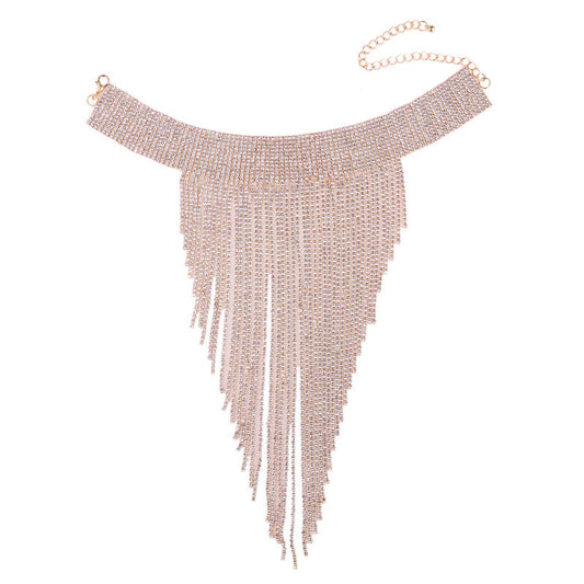 Long tassel necklace