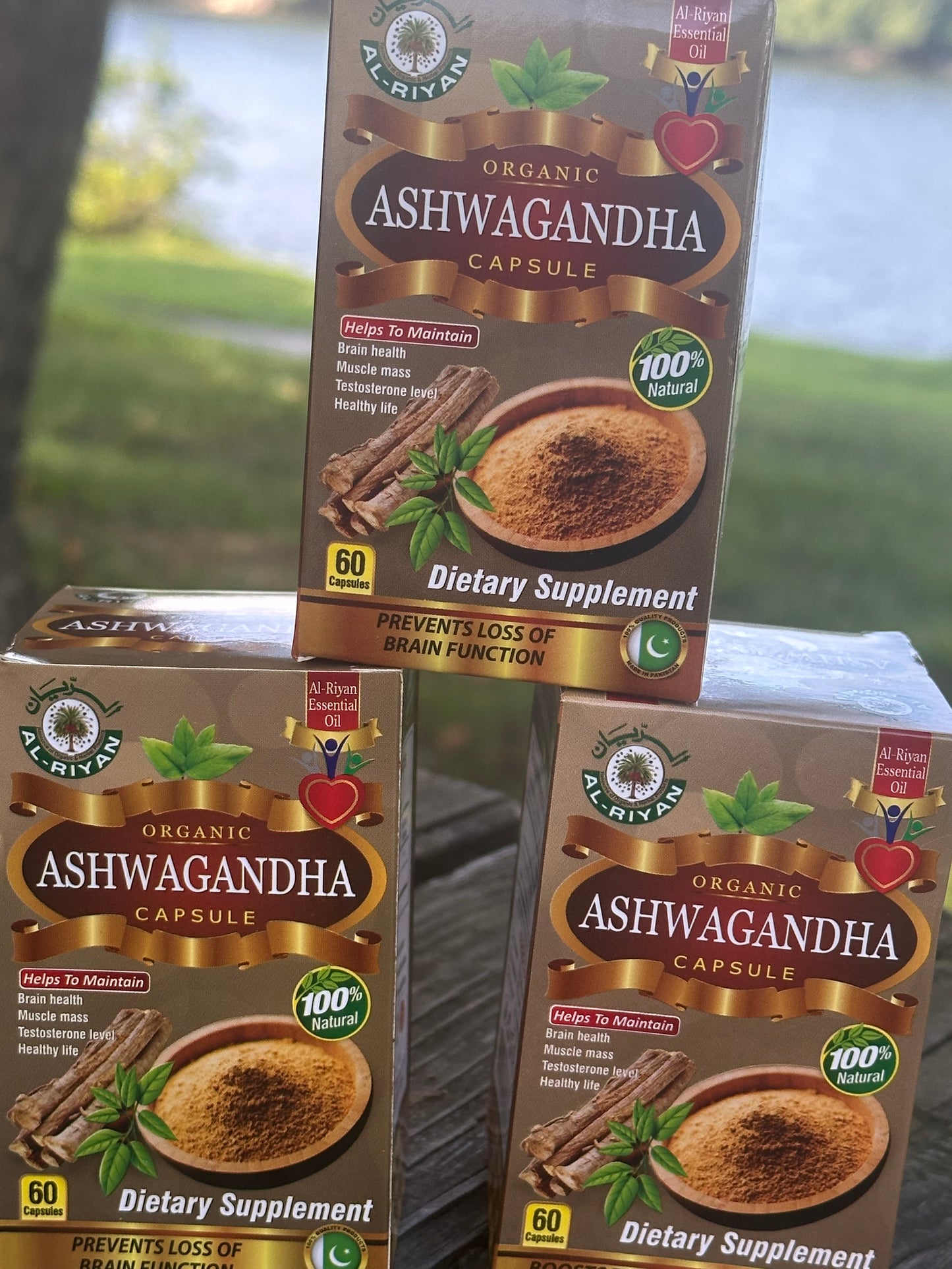 AL-RIYAN Organic Ashwagandha Capsules