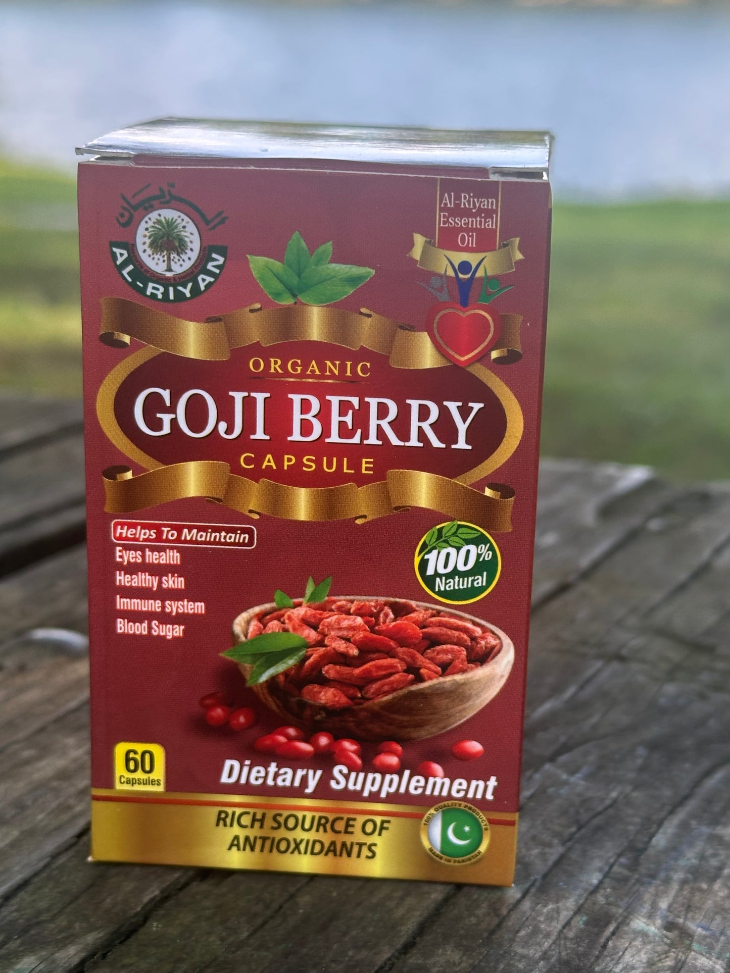 AL-RIYAN Organic Goji Berry Capsules